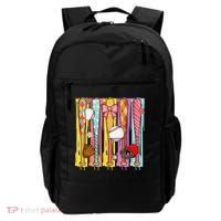 Baseball Dripping Ice Cream Drip Baseball Season Backpack thumb 0