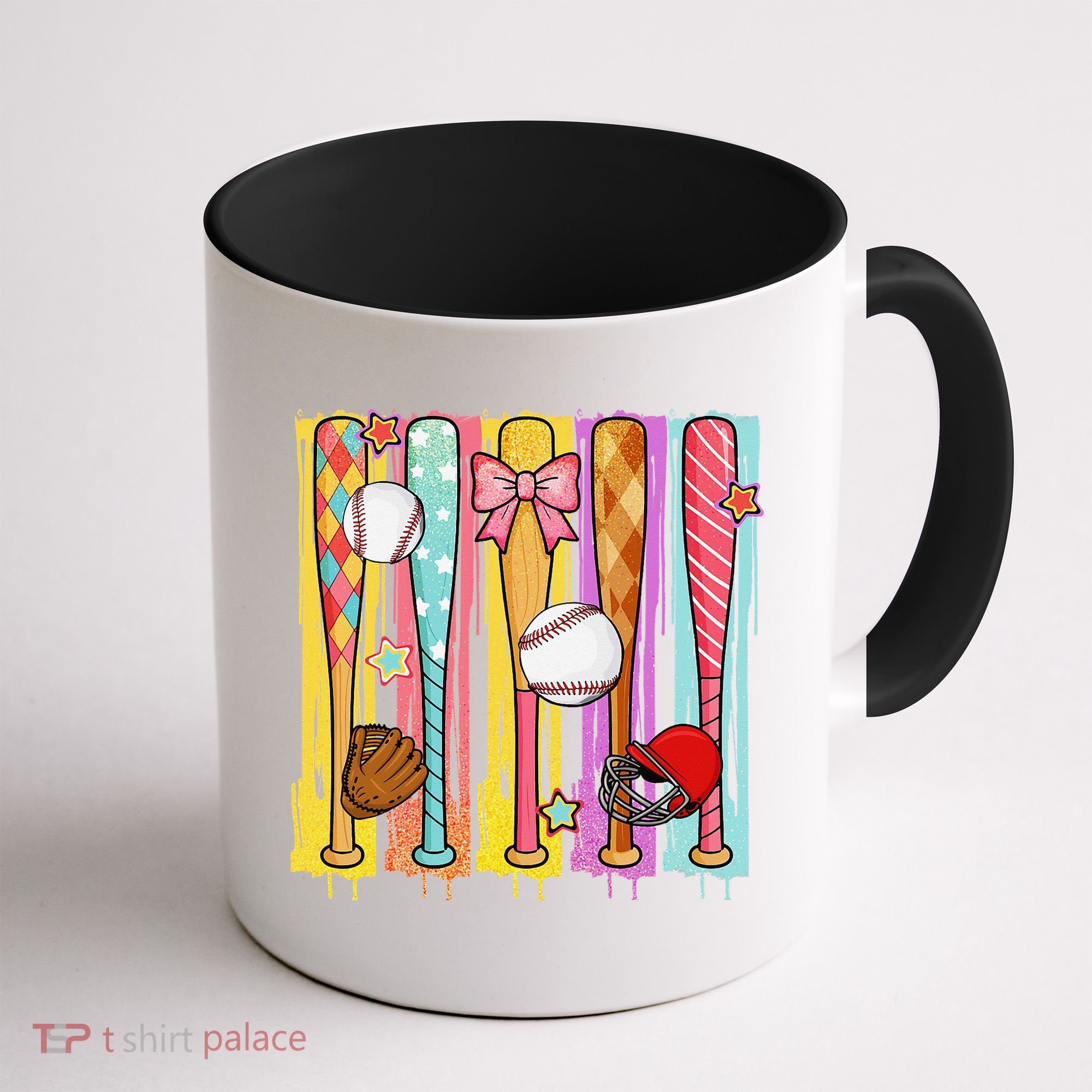 Baseball Dripping Ice Cream Drip Baseball Season Coffee Mug
