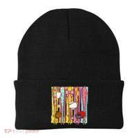 Baseball Dripping Ice Cream Drip Baseball Season Beanie thumb 0