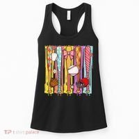 Baseball Dripping Ice Cream Drip Baseball Season Women's Tank Top thumb 0