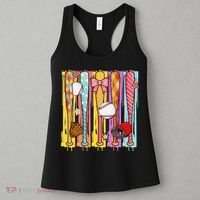 Baseball Dripping Ice Cream Drip Baseball Season Women's Tank Top thumb 3