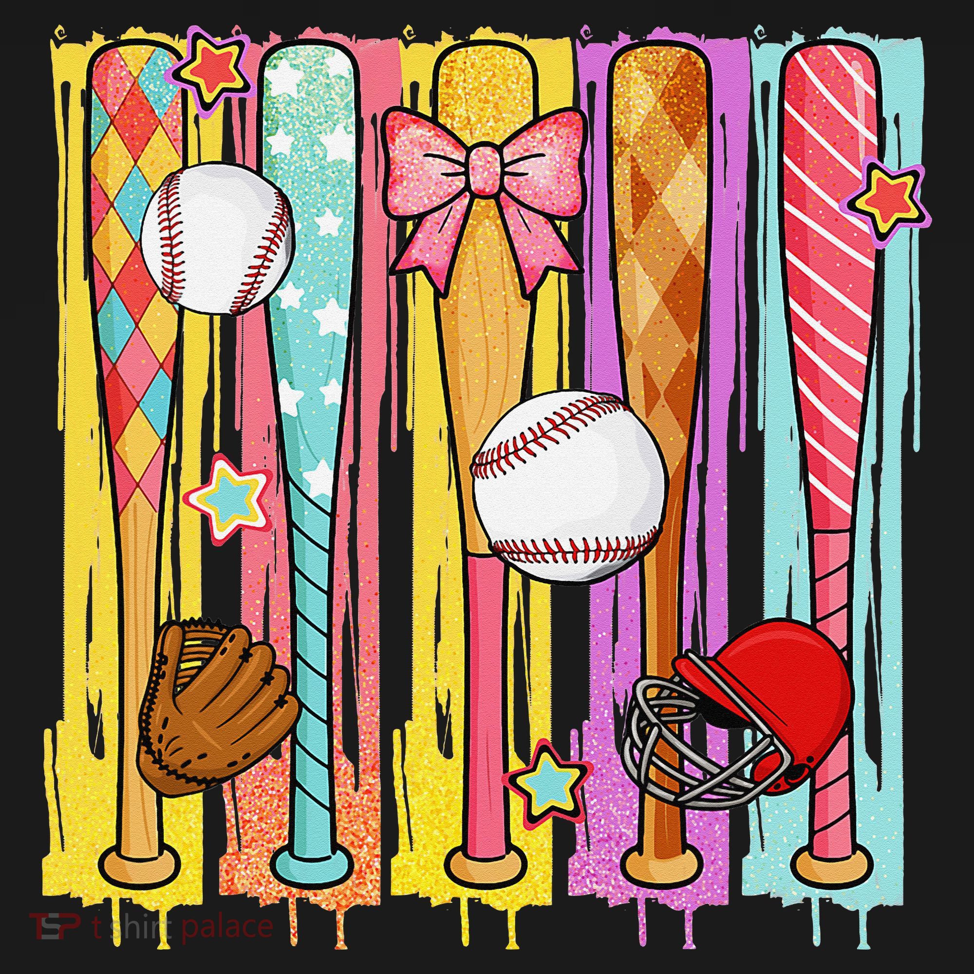Baseball Dripping Ice Cream Drip Baseball Season Women's Tank Top