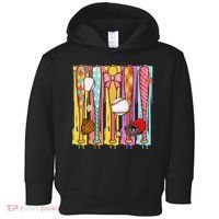 Baseball Dripping Ice Cream Drip Baseball Season Toddler Hoodie thumb 0