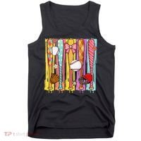 Baseball Dripping Ice Cream Drip Baseball Season Tank Top thumb 0