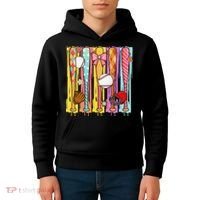 Baseball Dripping Ice Cream Drip Baseball Season Kids Hoodie thumb 4