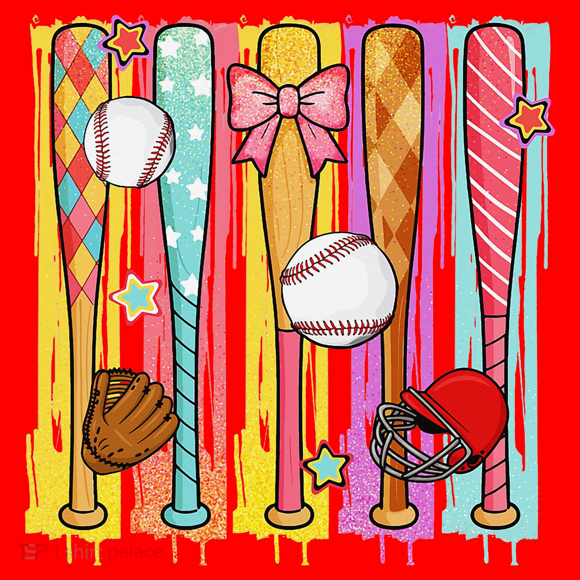 Baseball Dripping Ice Cream Drip Baseball Season Santa Hat