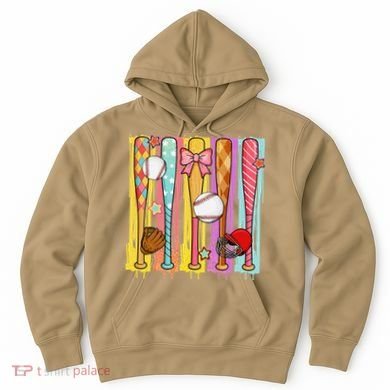 Baseball Dripping Ice Cream Drip Baseball Season Hoodie