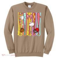 Baseball Dripping Ice Cream Drip Baseball Season Sweatshirt thumb 0