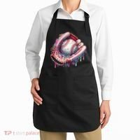 Baseball Drip Ice Cream Sprinkles Baseball Glove Apron thumb 2