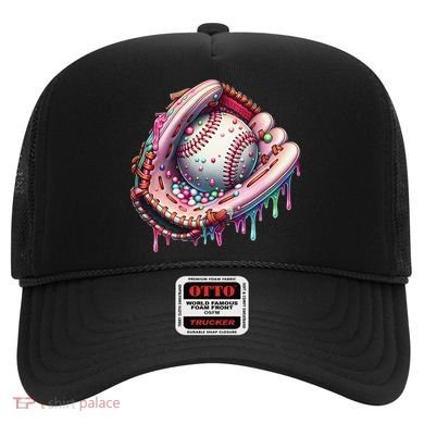 Baseball Drip Ice Cream Sprinkles Baseball Glove Hat