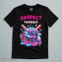 Baseball Drip Ice Cream Dripping Respect Drip Teen Boy Girl  T-Shirt thumb 5