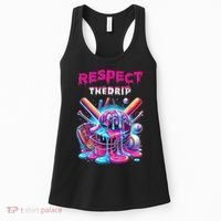 Baseball Drip Ice Cream Dripping Respect Drip Teen Boy Girl  Women's Tank Top thumb 0