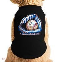 Baseball Drip Ice Cream Sprinkles Baseball Glove  Doggie Tank thumb 0