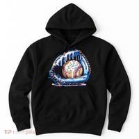 Baseball Drip Ice Cream Sprinkles Baseball Glove  Hoodie thumb 0