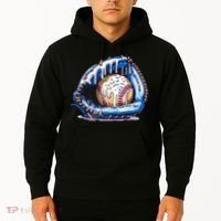 Baseball Drip Ice Cream Sprinkles Baseball Glove  Hoodie thumb 2