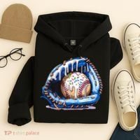Baseball Drip Ice Cream Sprinkles Baseball Glove  Hoodie thumb 4