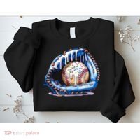 Baseball Drip Ice Cream Sprinkles Baseball Glove  Sweatshirt thumb 2