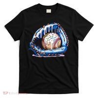 Baseball Drip Ice Cream Sprinkles Baseball Glove  T-Shirt thumb 0