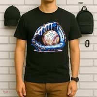 Baseball Drip Ice Cream Sprinkles Baseball Glove  T-Shirt thumb 6