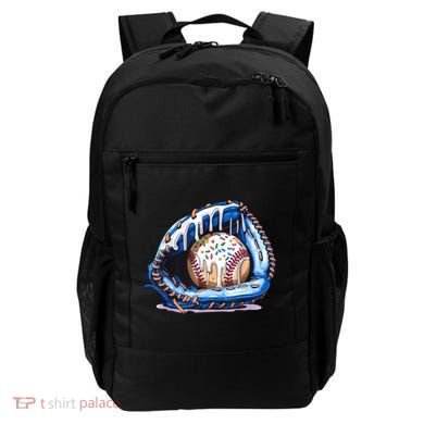 Baseball Drip Ice Cream Sprinkles Baseball Glove  Backpack