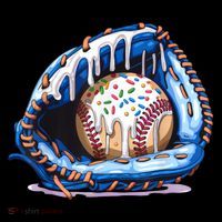 Baseball Drip Ice Cream Sprinkles Baseball Glove  Coffee Mug thumb 5