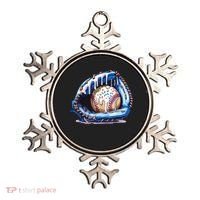 Baseball Drip Ice Cream Sprinkles Baseball Glove  Ornament thumb 0