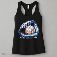Baseball Drip Ice Cream Sprinkles Baseball Glove  Women's Tank Top thumb 3