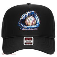Baseball Drip Ice Cream Sprinkles Baseball Glove  Hat thumb 0