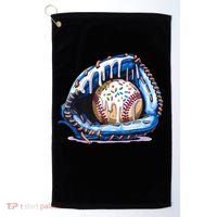 Baseball Drip Ice Cream Sprinkles Baseball Glove  Golf Towel thumb 0