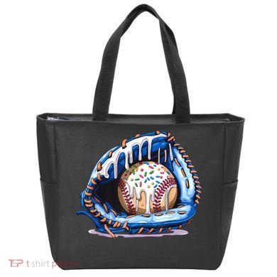 Baseball Drip Ice Cream Sprinkles Baseball Glove  Tote Bag