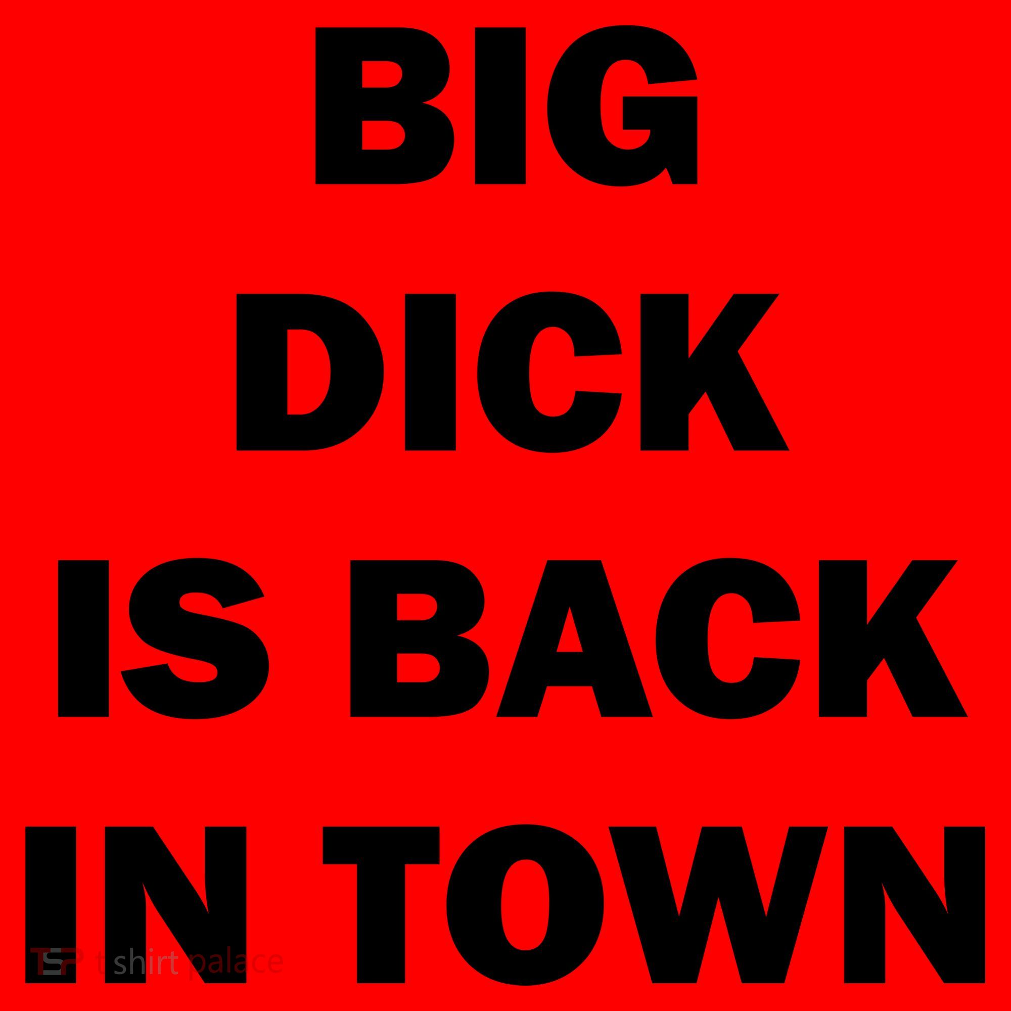 Big Dick Is Back In Town Santa Hat