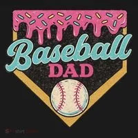 Baseball Dad Ice Cream Drip Bucket Hat thumb 4