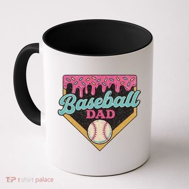 Baseball Dad Ice Cream Drip Coffee Mug