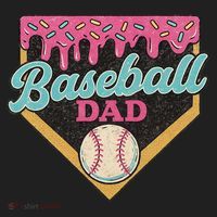 Baseball Dad Ice Cream Drip Beanie thumb 2