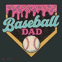 Baseball Dad Ice Cream Drip Hoodie thumb 2