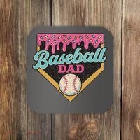 Baseball Dad Ice Cream Drip Coaster thumb 0