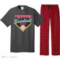 Baseball Dad Ice Cream Drip Pajama Set thumb 0