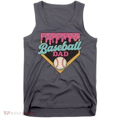 Baseball Dad Ice Cream Drip Tank Top