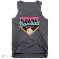 Baseball Dad Ice Cream Drip Tank Top thumb 0