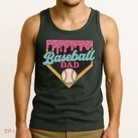 Baseball Dad Ice Cream Drip Tank Top thumb 3