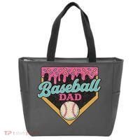 Baseball Dad Ice Cream Drip Tote Bag thumb 0