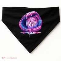 Baseball Drip Ice Cream Sprinkles Baseball Glove USA-Made Doggie Bandana thumb 0