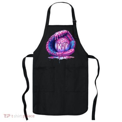 Baseball Drip Ice Cream Sprinkles Baseball Glove Apron
