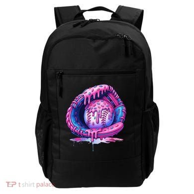 Baseball Drip Ice Cream Sprinkles Baseball Glove Backpack