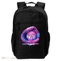 Baseball Drip Ice Cream Sprinkles Baseball Glove Backpack thumb 0