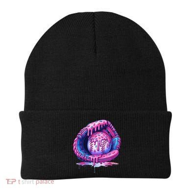 Baseball Drip Ice Cream Sprinkles Baseball Glove Beanie