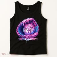 Baseball Drip Ice Cream Sprinkles Baseball Glove Tank Top thumb 2