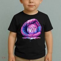 Baseball Drip Ice Cream Sprinkles Baseball Glove Toddler T-Shirt thumb 2