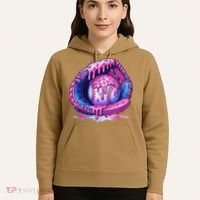 Baseball Drip Ice Cream Sprinkles Baseball Glove Hoodie thumb 5
