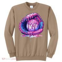 Baseball Drip Ice Cream Sprinkles Baseball Glove Sweatshirt thumb 0
